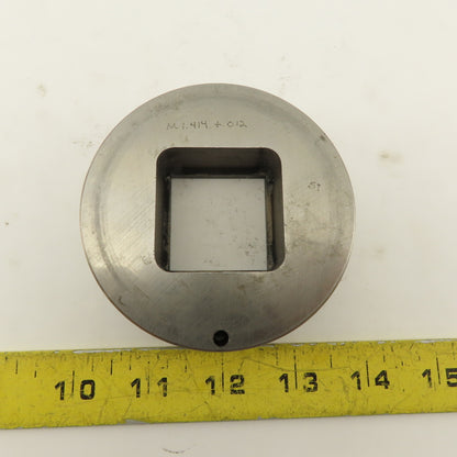 1.414 +.012 Square Hole Die CNC Turret Slug Relief For 3.500 Holder