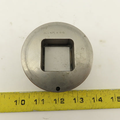 1.414 +.012 Square Hole Die CNC Turret Slug Relief For 3.500 Holder