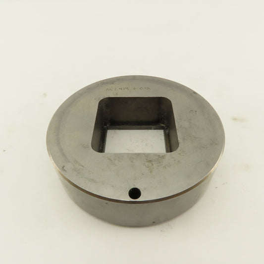 1.414 +.012 Square Hole Die CNC Turret Slug Relief For 3.500 Holder