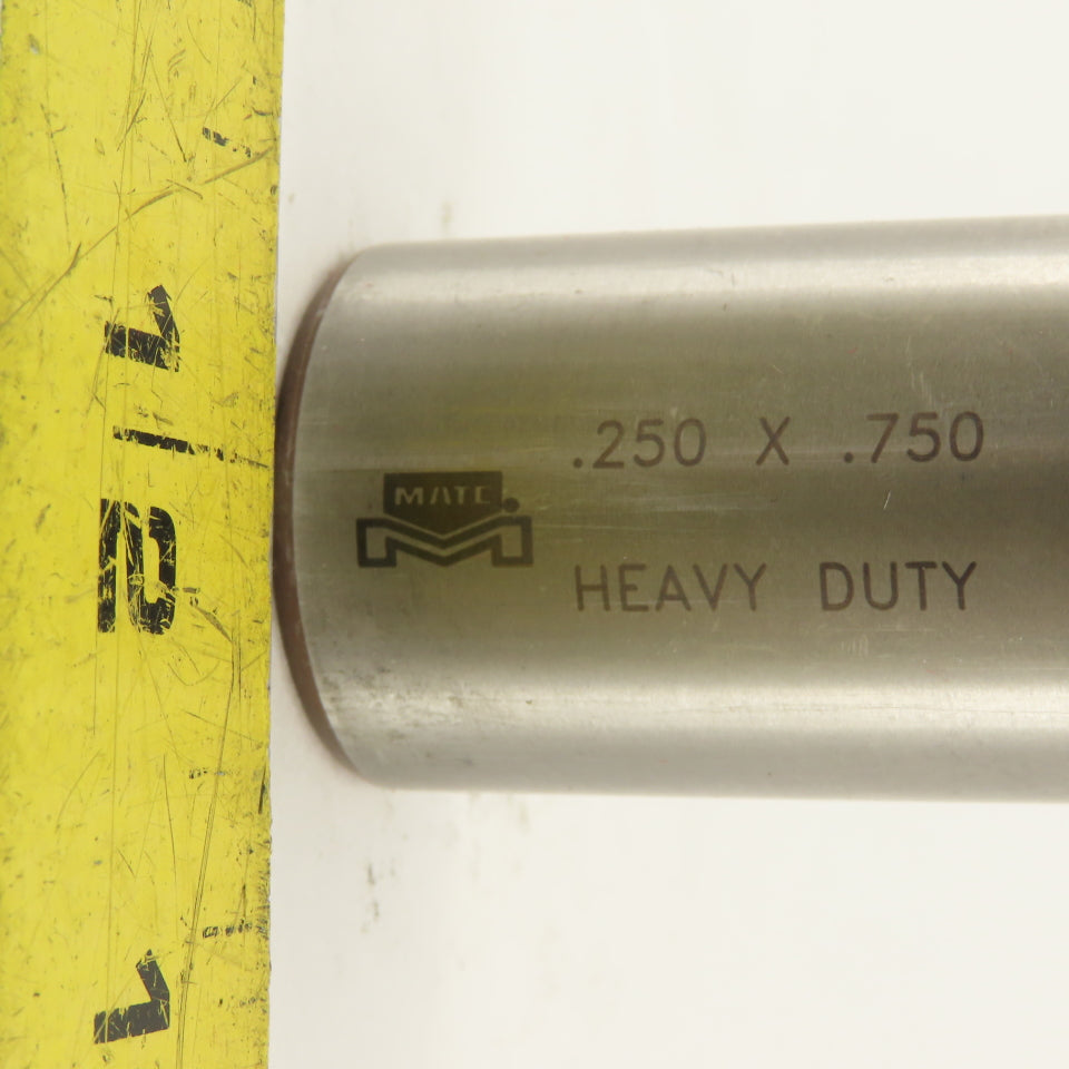 Mate .250 x .750 Rectangle Hole Punch CNC Turret Heavy Duty 1.062 Holder