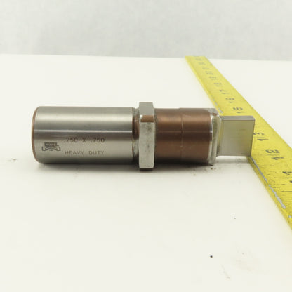 Mate .250 x .750 Rectangle Hole Punch CNC Turret Heavy Duty 1.062 Holder