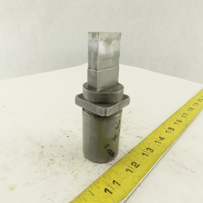 .375 x 1.000 Rectangle Hole Punch CNC Turret Heavy Duty 1.312 Holder