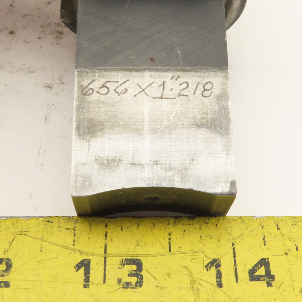 .625 X 1.215 Rectangle Concave Shear Hole Punch CNC Turret 1.750 Holder
