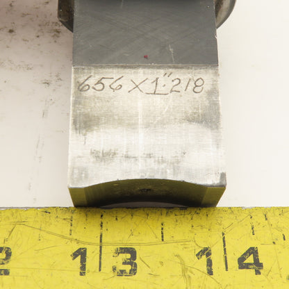 .625 X 1.215 Rectangle Concave Shear Hole Punch CNC Turret 1.750 Holder