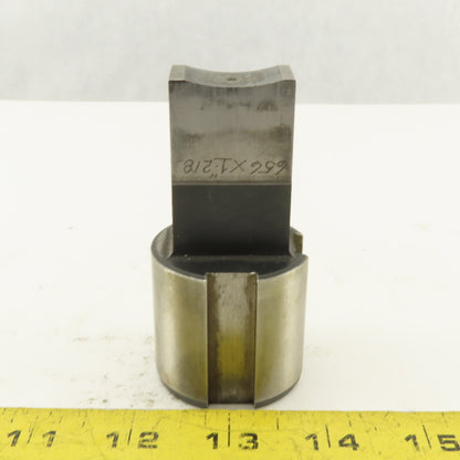 .625 X 1.215 Rectangle Concave Shear Hole Punch CNC Turret 1.750 Holder