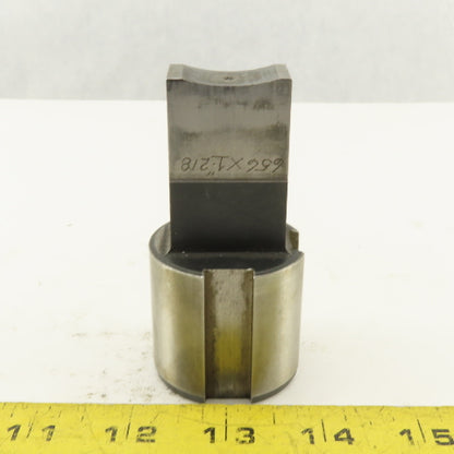 .625 X 1.215 Rectangle Concave Shear Hole Punch CNC Turret 1.750 Holder