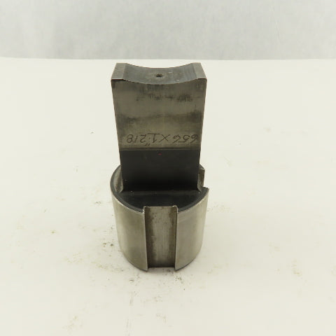 .625 X 1.215 Rectangle Concave Shear Hole Punch CNC Turret 1.750 Holder