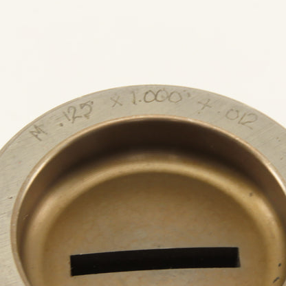 .125 x 1.000 + .012 Rectangle Hole Die CNC Turret Heavy Duty For 2.250 Holder