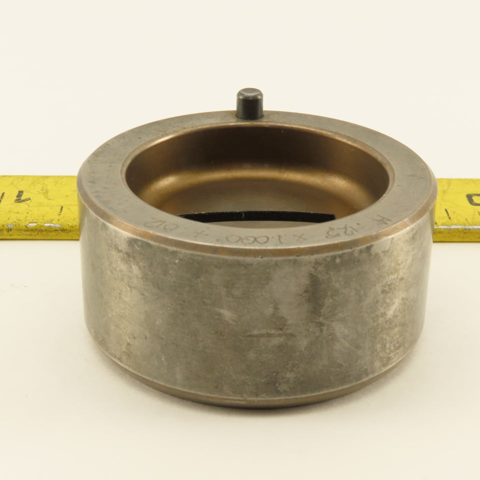 .125 x 1.000 + .012 Rectangle Hole Die CNC Turret Heavy Duty For 2.250 Holder