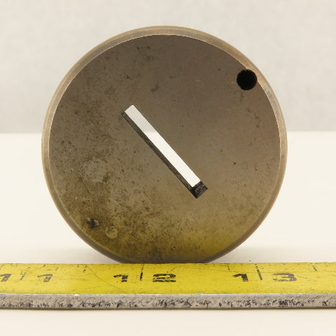 .125 x 1.000 + .012 Rectangle Hole Die CNC Turret Heavy Duty For 2.250 Holder