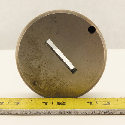 .125 x 1.000 + .012 Rectangle Hole Die CNC Turret Heavy Duty For 2.250 Holder