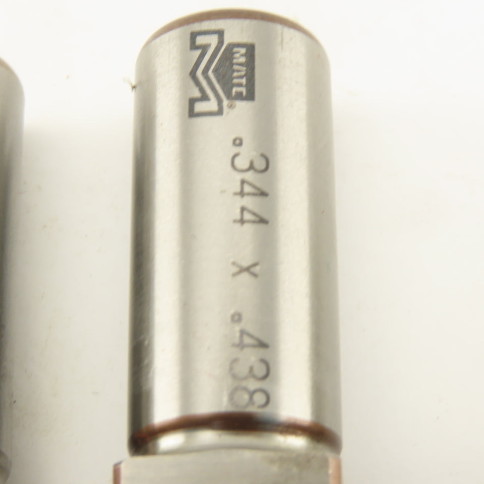 Mate .344 x .448 + Tol Oval Dies Punch For CNC Turret .625 Punch Shank Lot Of 5