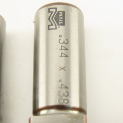 Mate .344 x .448 + Tol Oval Dies Punch For CNC Turret .625 Punch Shank Lot Of 5