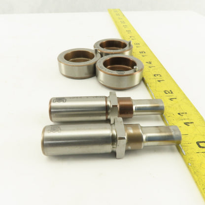 Mate .344 x .448 + Tol Oval Dies Punch For CNC Turret .625 Punch Shank Lot Of 5