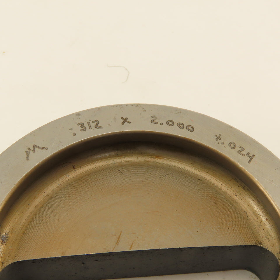 Mate .312 x 2.000 + Tol Oval Die Punch CNC Turret 1.625 Punch Shank Lot Of 3