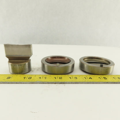 Mate .312 x 2.000 + Tol Oval Die Punch CNC Turret 1.625 Punch Shank Lot Of 3