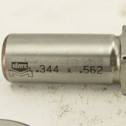 .344 x .562 + Tol Oval Die Punch CNC Turret .625 Punch Shank Lot Of 3