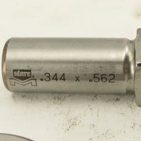 .344 x .562 + Tol Oval Die Punch CNC Turret .625 Punch Shank Lot Of 3