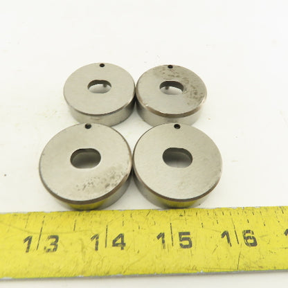 .375x .500 + Tol Oval Die Punch CNC Turret .625 Punch Shank Lot Of 5