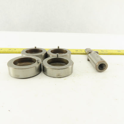 .375x .500 + Tol Oval Die Punch CNC Turret .625 Punch Shank Lot Of 5