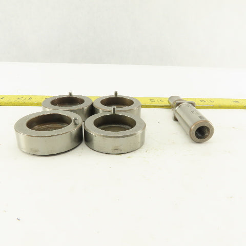 .375x .500 + Tol Oval Die Punch CNC Turret .625 Punch Shank Lot Of 5