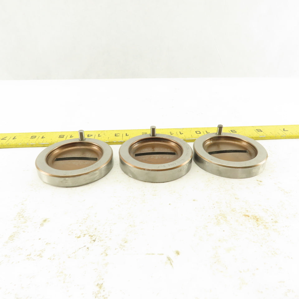 .125 x 1.250 + Tol Rectangle Hole Die CNC Turret Heavy Duty For 2.250 Holder 3pc