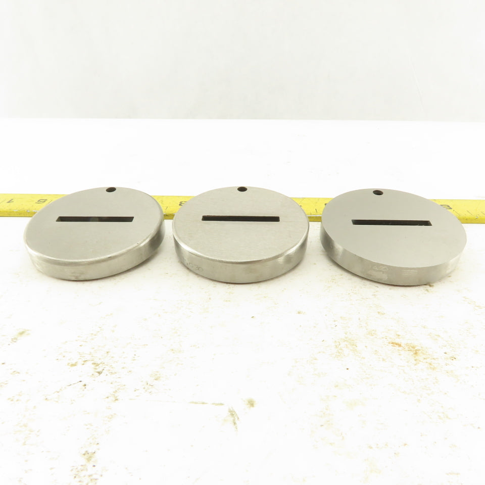 .125 x 1.250 + Tol Rectangle Hole Die CNC Turret Heavy Duty For 2.250 Holder 3pc