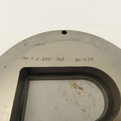 1.190 x 2.250 Actual Rect/Oval  Die Punch CNC Turret 2.750 Punch Shank Lot Of 2