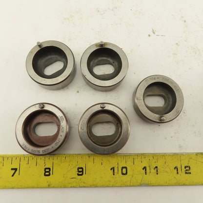 .406 x .750 + Tol  Die Punch CNC Turret .625 Punch Shank Lot Of 8