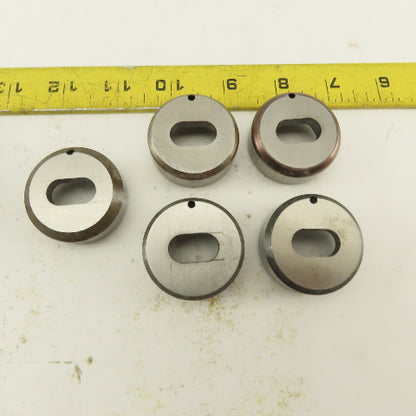.406 x .750 + Tol  Die Punch CNC Turret .625 Punch Shank Lot Of 8