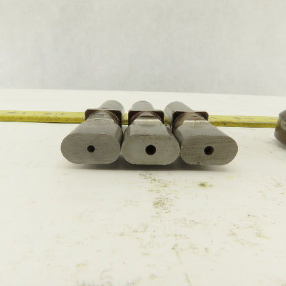 .406 x .750 + Tol  Die Punch CNC Turret .625 Punch Shank Lot Of 8
