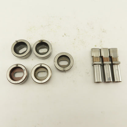 .406 x .750 + Tol  Die Punch CNC Turret .625 Punch Shank Lot Of 8