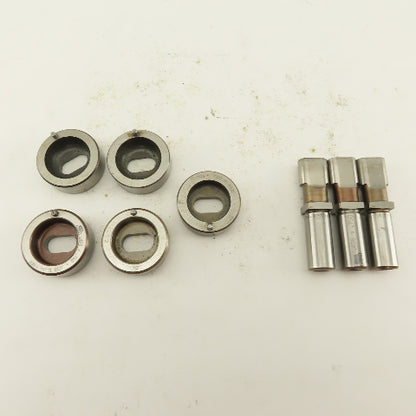 .406 x .750 + Tol  Die Punch CNC Turret .625 Punch Shank Lot Of 8