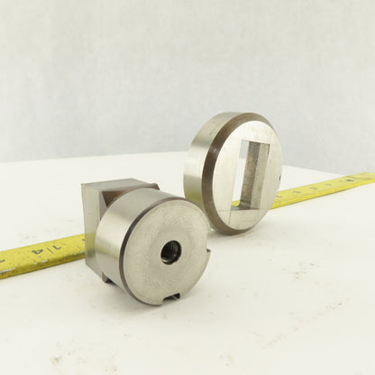 1.000 x 1.500 +.014 Rectangle Die Punch CNC Turret 1.625 Punch Shank Lot Of 2