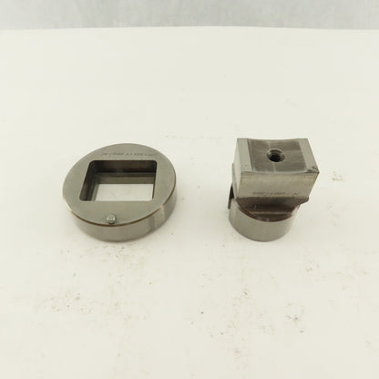 1.000 x 1.500 +.014 Rectangle Die Punch CNC Turret 1.625 Punch Shank Lot Of 2