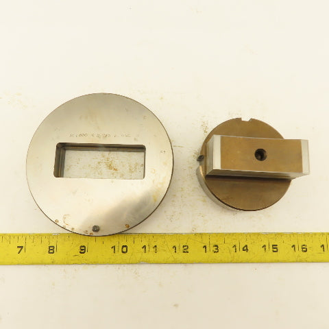 1.000 x 2.750 +.012 Rectangle Hole Die CNC Turret Punch Shank 3.125 Lot Of 2