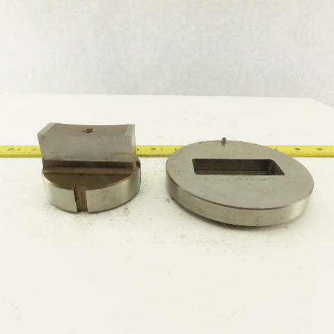 1.000 x 2.750 +.012 Rectangle Hole Die CNC Turret Punch Shank 3.125 Lot Of 2