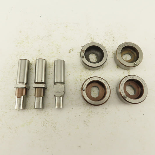 .437 x .625 + Tol Rectangle Hole Die CNC Turret Punch Shank .625 Lot Of 7