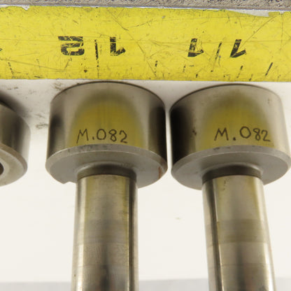 .082 +.012 Round Pin Hole Die CNC Turret Punch Shank 1.250 Lot Of 3
