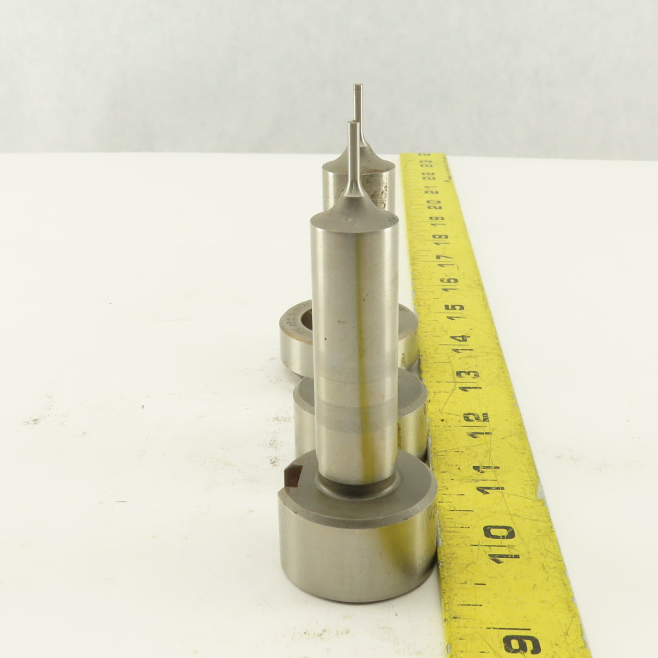 .082 +.012 Round Pin Hole Die CNC Turret Punch Shank 1.250 Lot Of 3