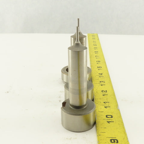 .082 +.012 Round Pin Hole Die CNC Turret Punch Shank 1.250 Lot Of 3
