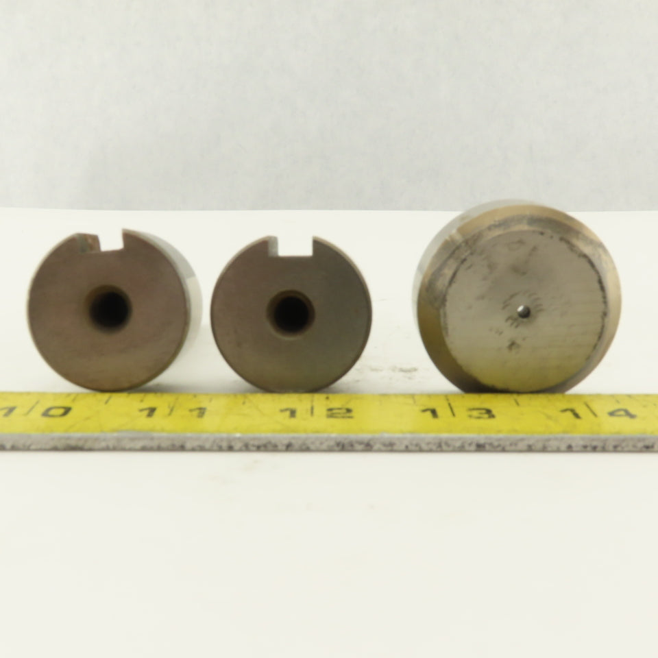 .082 +.012 Round Pin Hole Die CNC Turret Punch Shank 1.250 Lot Of 3
