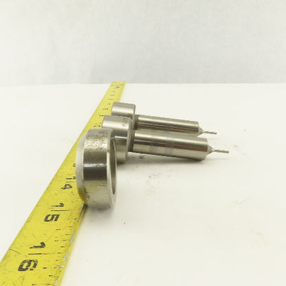 .078 +.012 Round Pin Hole Die CNC Turret Punch Shank 1.250 Lot Of 3
