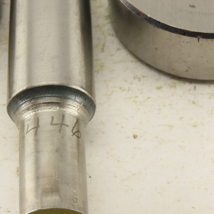 .446 + Tol Round Hole Die CNC Turret Punch Shank .6250 Lot Of 3