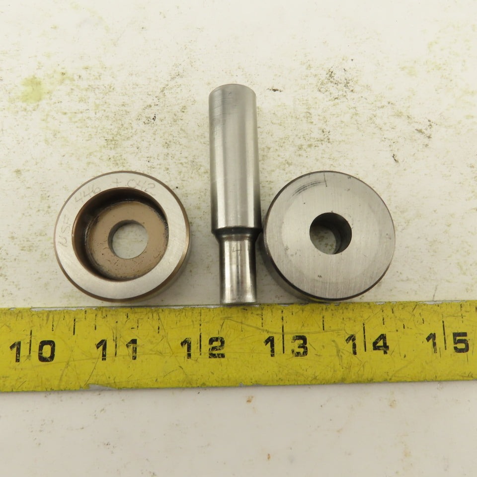 .446 + Tol Round Hole Die CNC Turret Punch Shank .6250 Lot Of 3