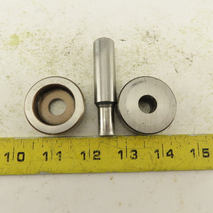 .446 + Tol Round Hole Die CNC Turret Punch Shank .6250 Lot Of 3