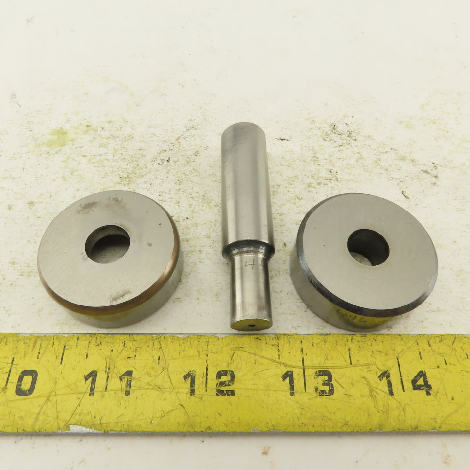 .446 + Tol Round Hole Die CNC Turret Punch Shank .6250 Lot Of 3