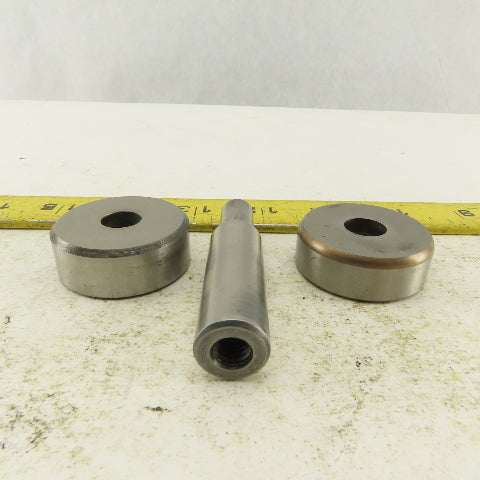 .446 + Tol Round Hole Die CNC Turret Punch Shank .6250 Lot Of 3