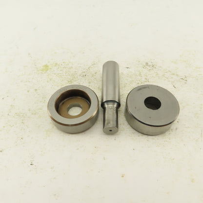 .446 + Tol Round Hole Die CNC Turret Punch Shank .6250 Lot Of 3