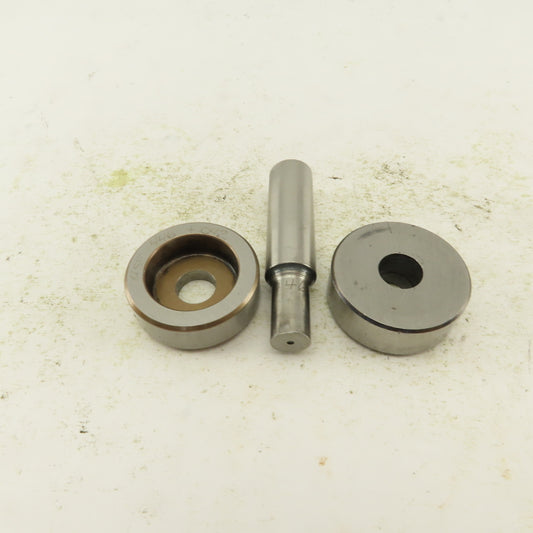 .446 + Tol Round Hole Die CNC Turret Punch Shank .6250 Lot Of 3